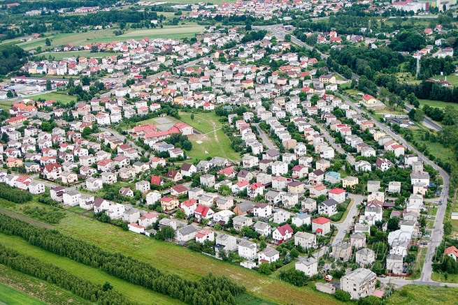 Lubartów z lotu ptaka