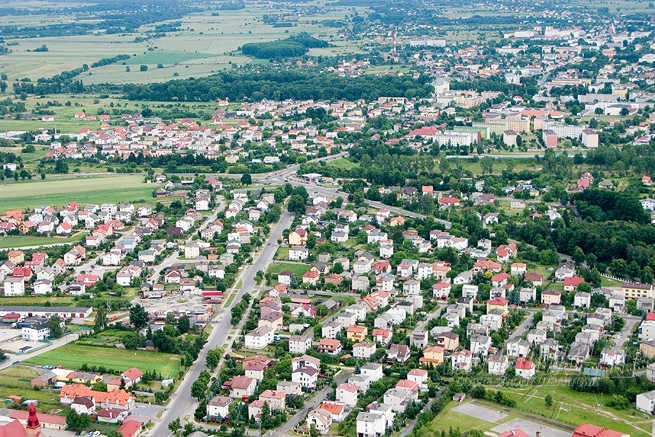 Lubartów z lotu ptaka