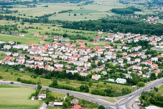 Lubartów z lotu ptaka