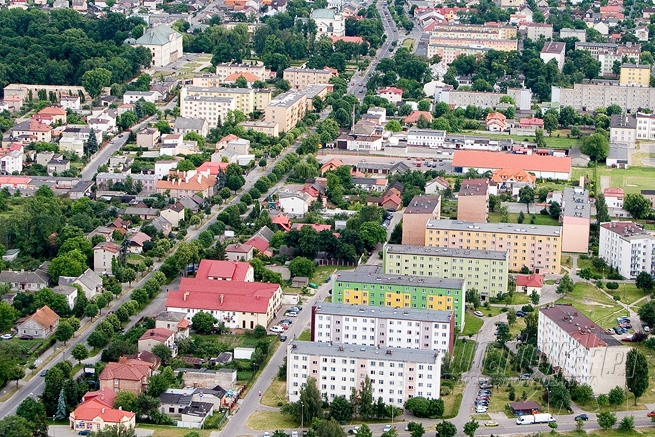 Lubartów z lotu ptaka