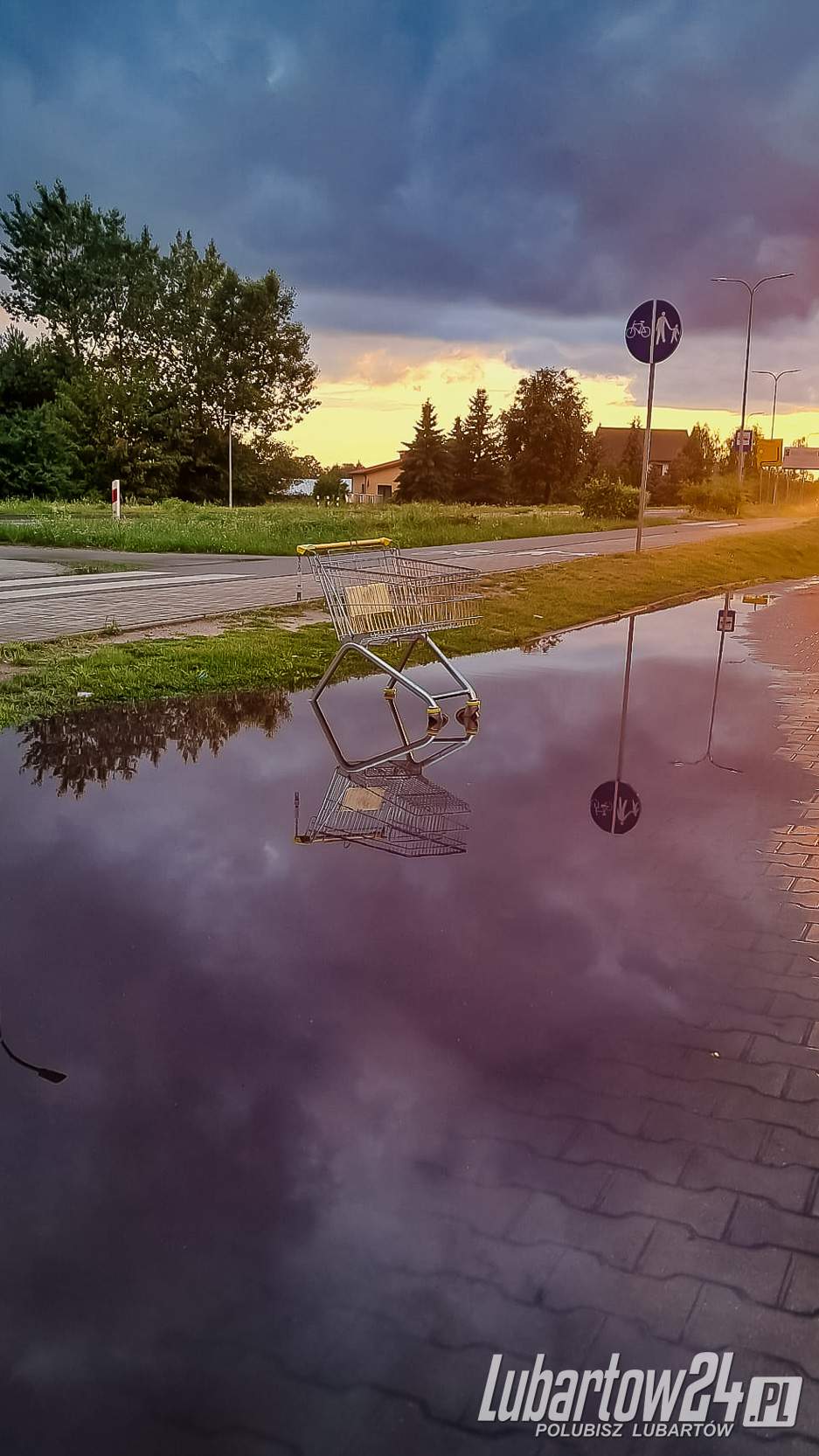 Ulewa nad Lubartowem