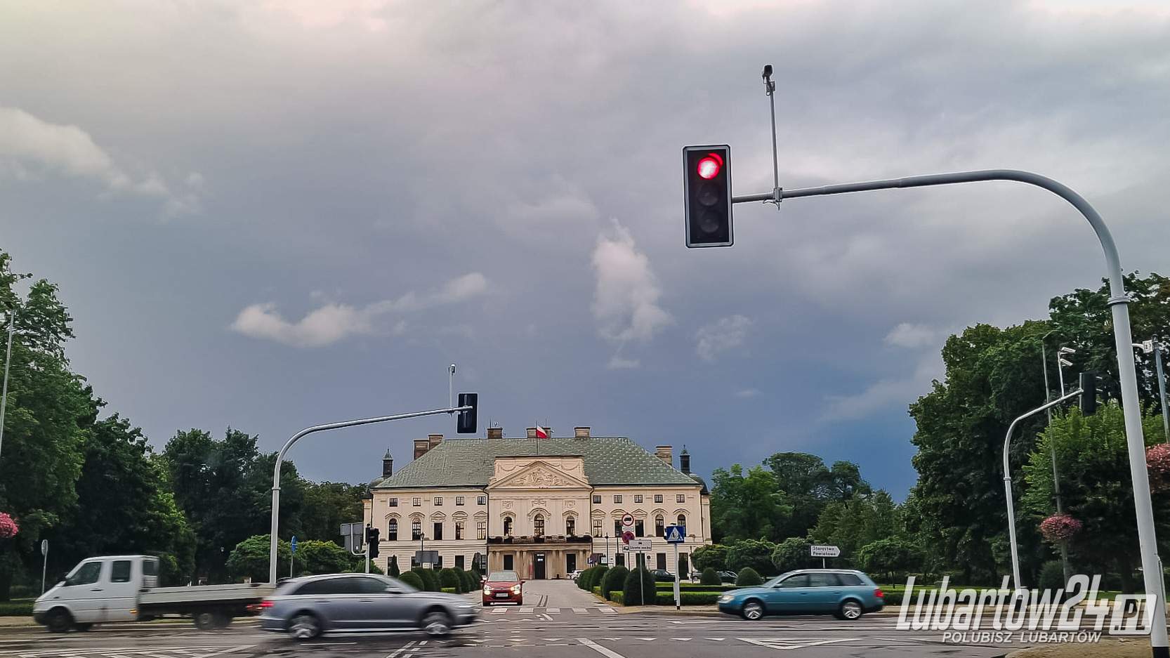 Ulewa nad Lubartowem
