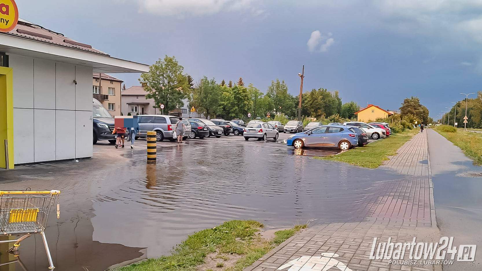 Ulewa nad Lubartowem