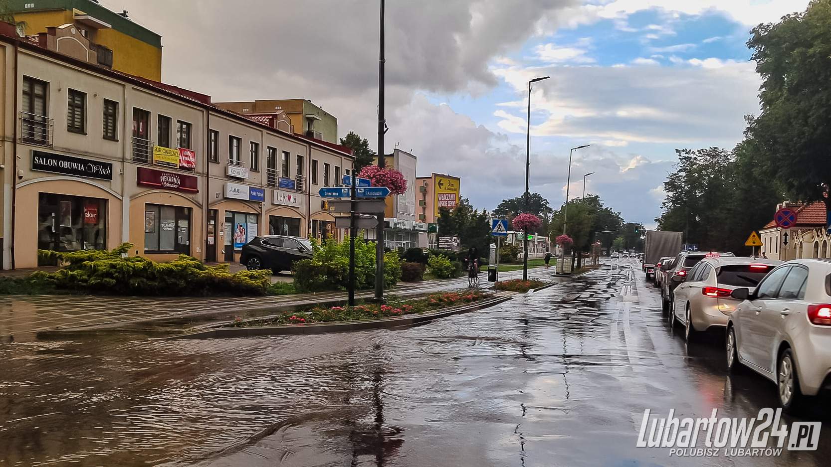 Ulewa nad Lubartowem