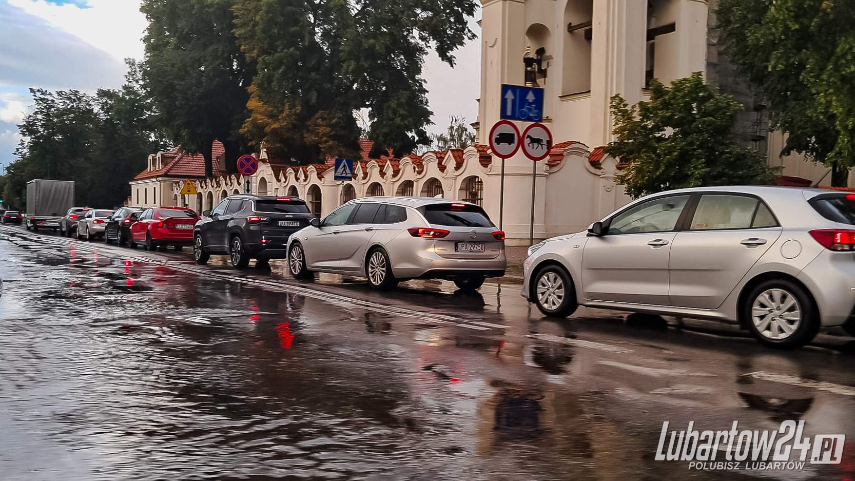 Ulewa nad Lubartowem