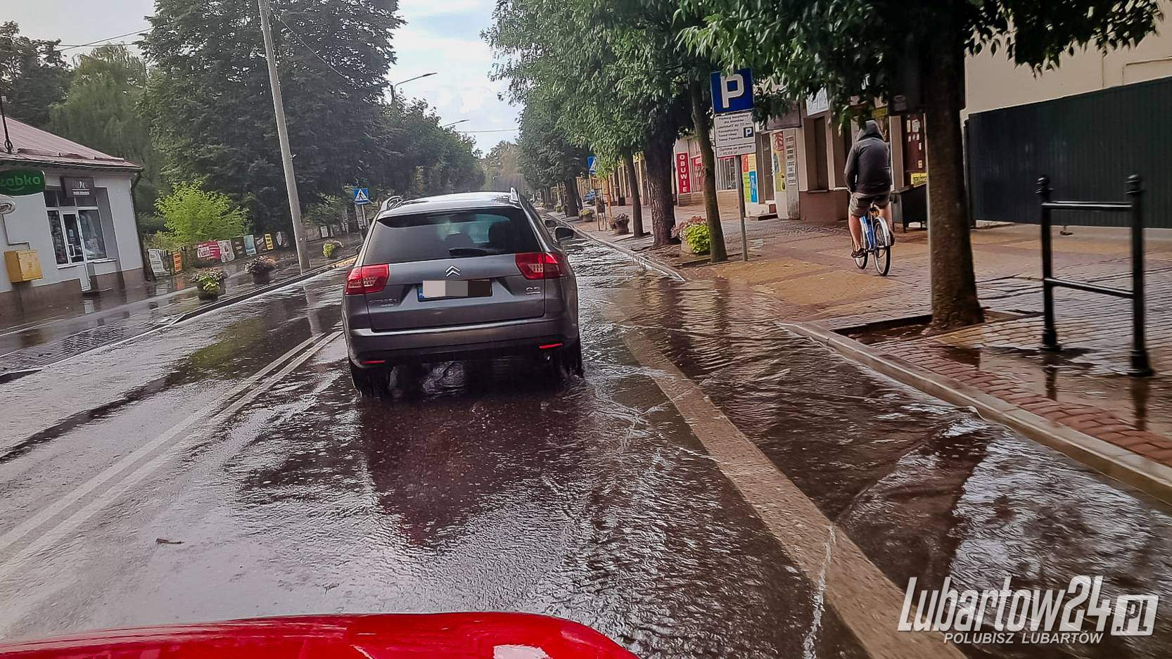 Ulewa nad Lubartowem
