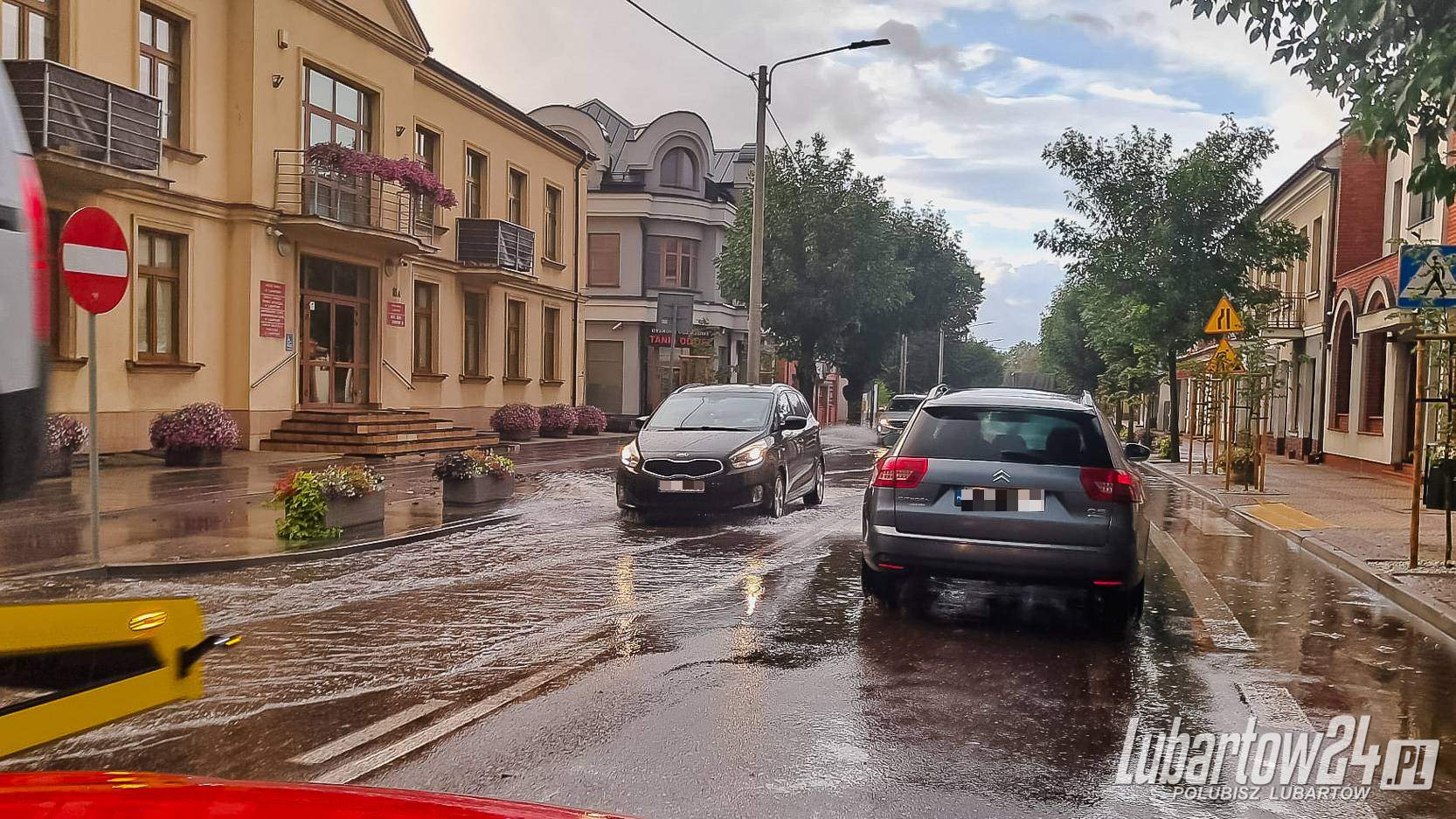 Ulewa nad Lubartowem