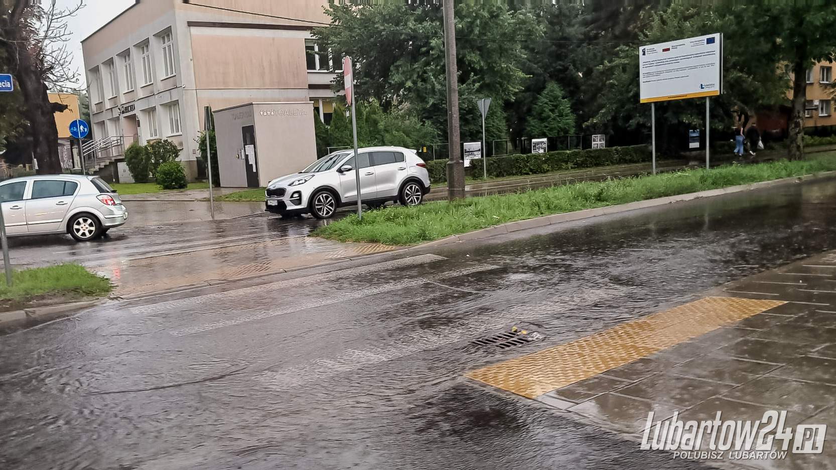 Ulewa nad Lubartowem