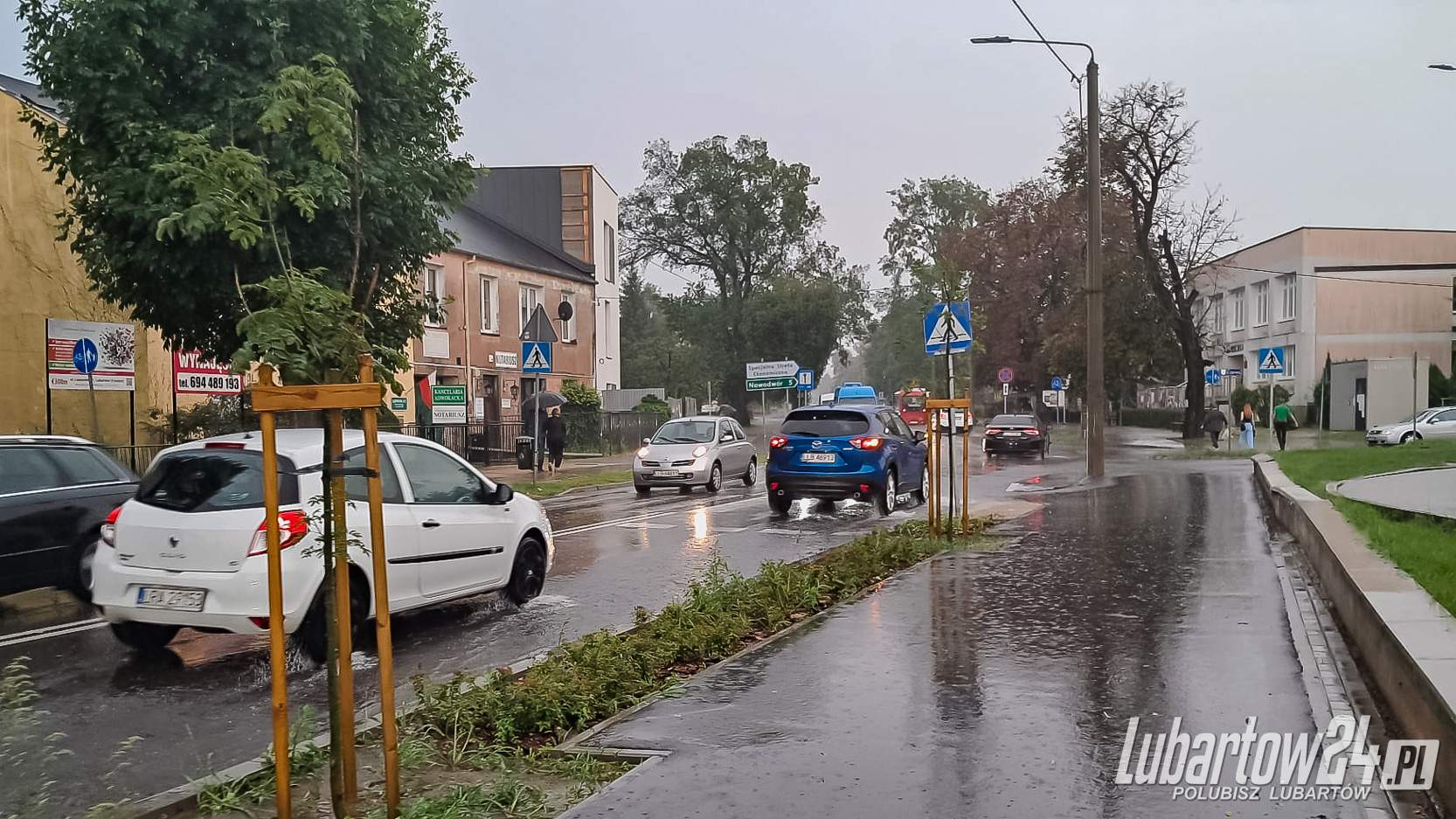 Ulewa nad Lubartowem