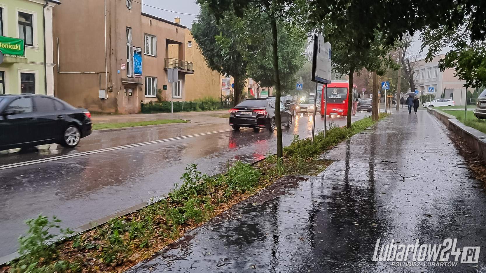Ulewa nad Lubartowem
