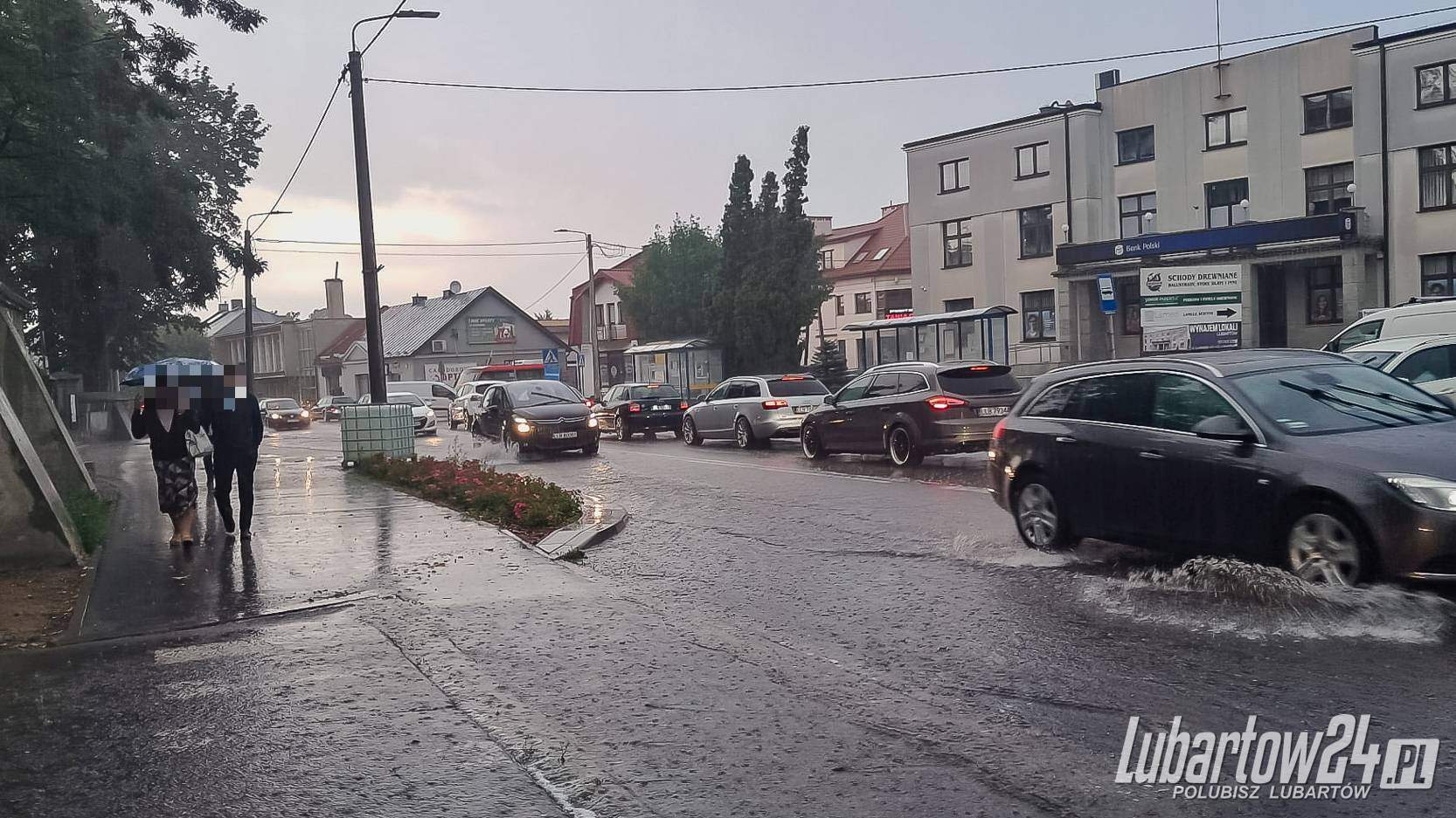 Ulewa nad Lubartowem