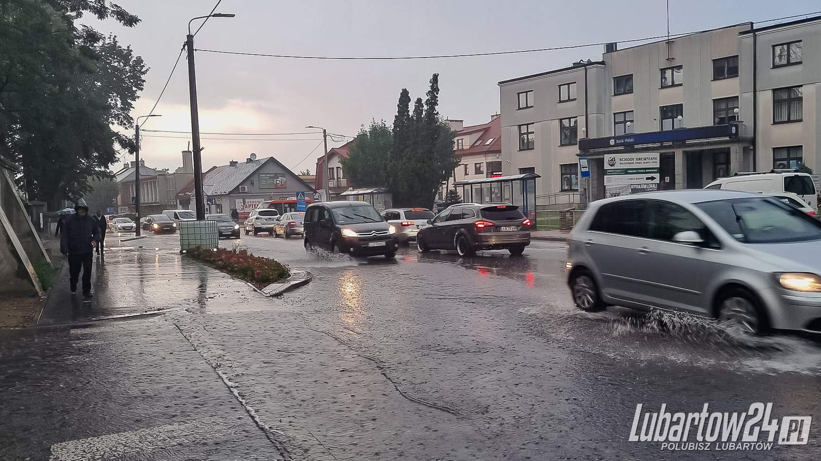 Ulewa nad Lubartowem