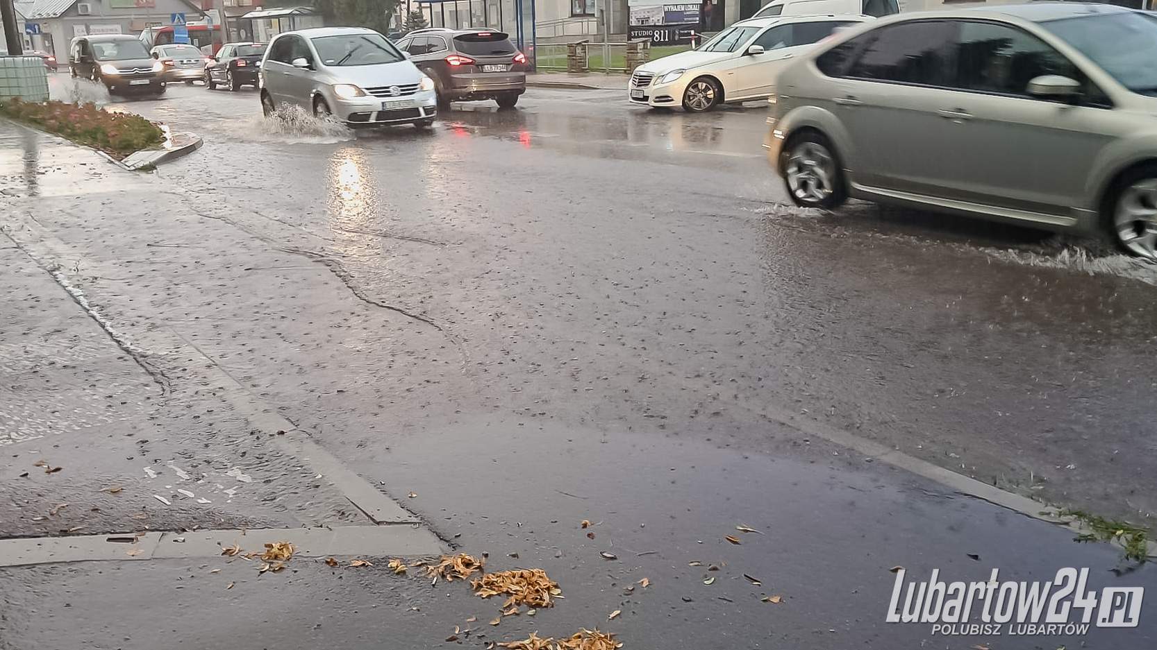 Ulewa nad Lubartowem
