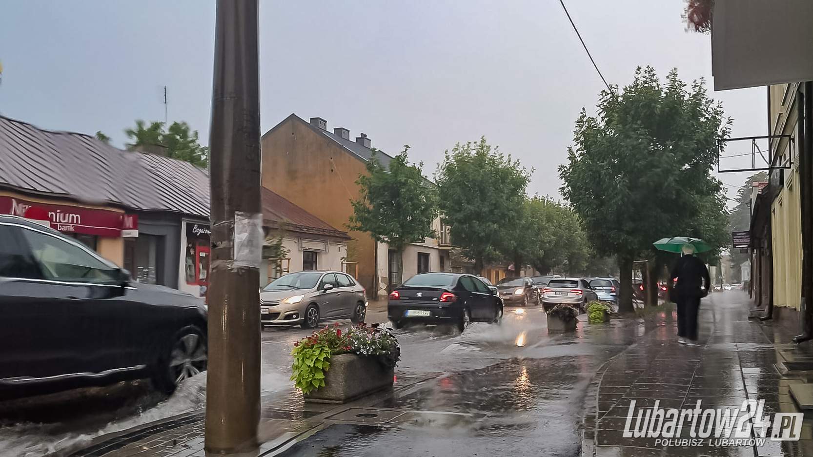 Ulewa nad Lubartowem