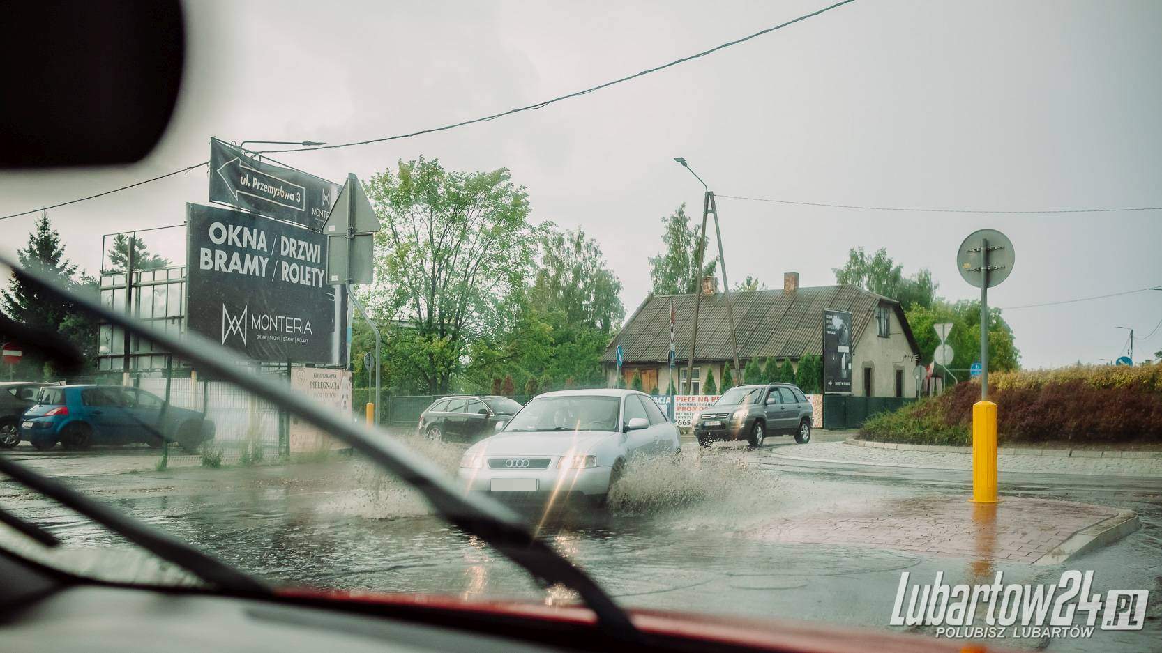 Lubartów pod wodą