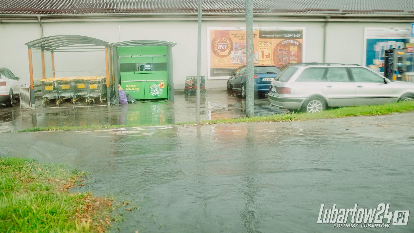 Lubartów pod wodą