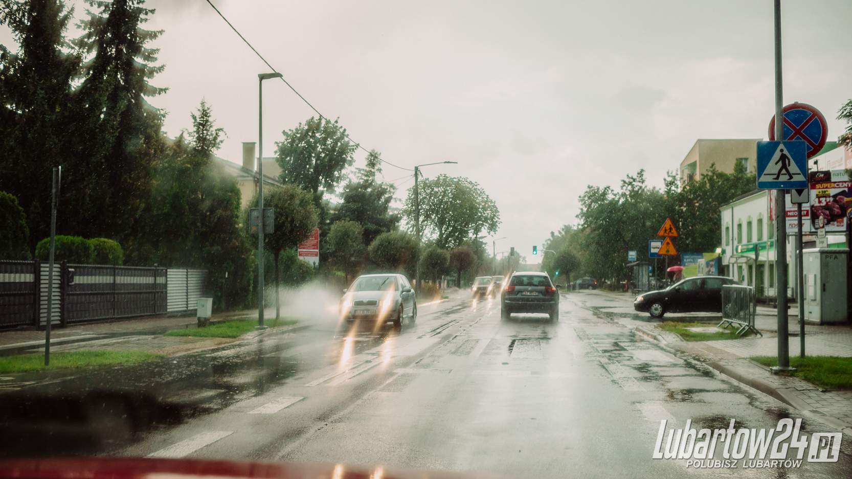 Lubartów pod wodą