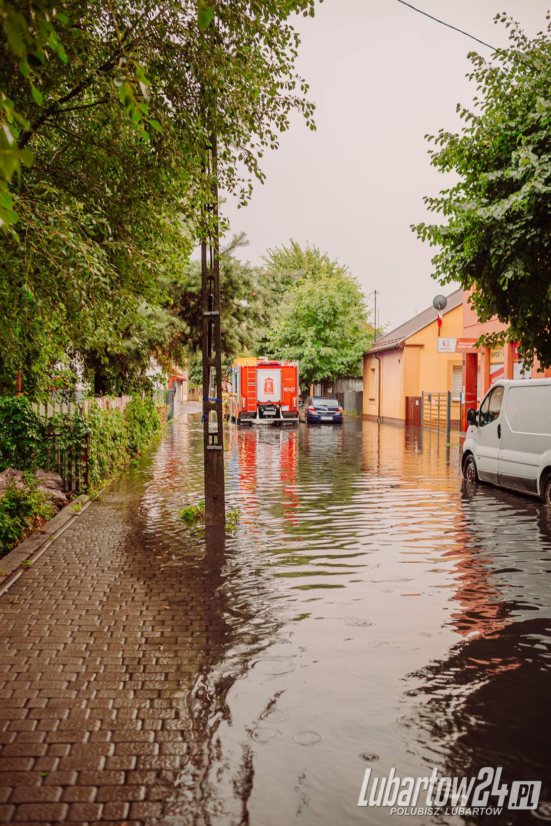 Lubartów pod wodą