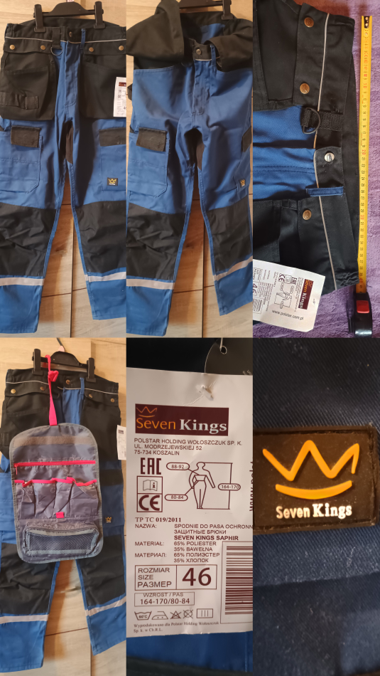 Nowe spodnie robocze Seven Kings +