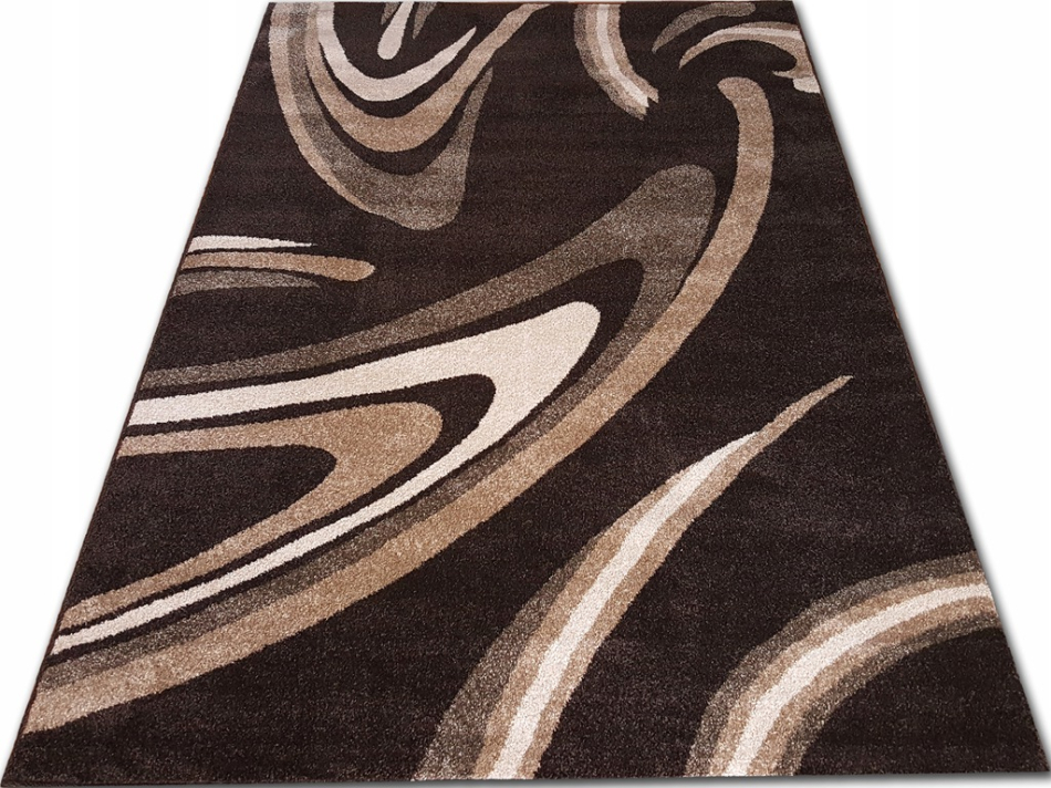 Dywan Alanya 160x220cm brąz Heat Set Frise
