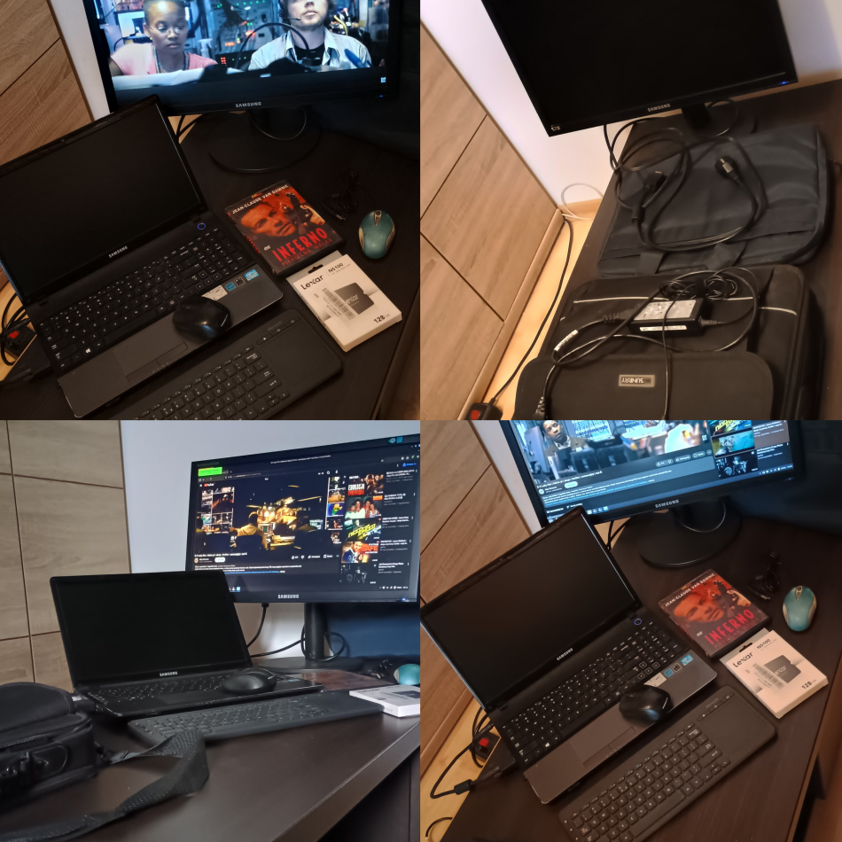 OKAZJA Laptop  Samsung + monitor  22cale