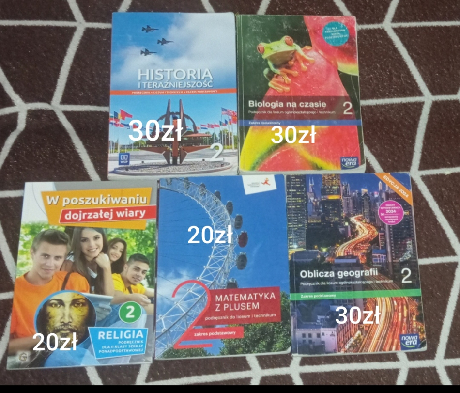 Sprzedam książki do 2 i 3 klasy liceum - zdjęcie 2
