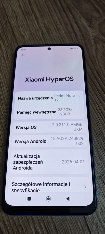 XIAOMI Redmi Note 12 4GB/128GB LTE DUAL - zdjęcie 2