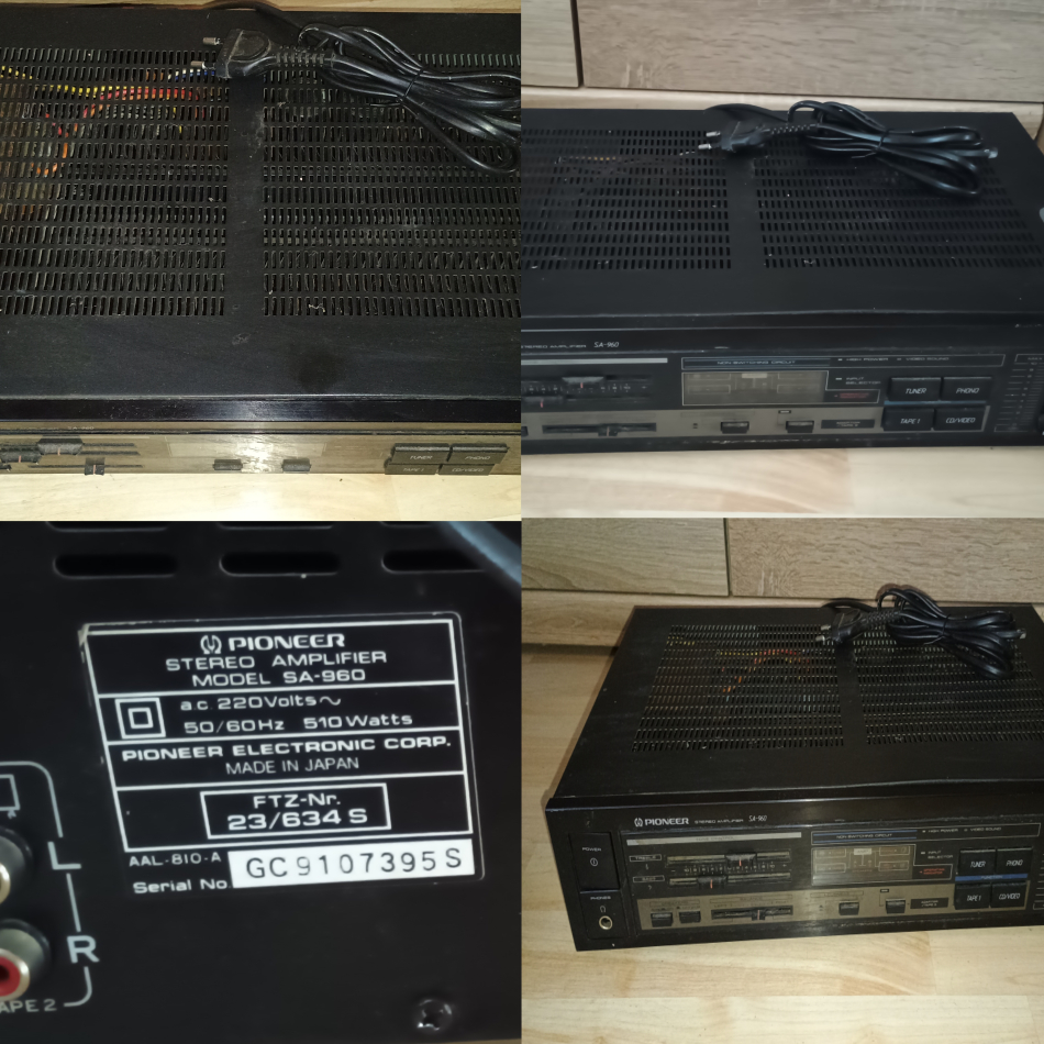 Wzmacniacz Pioneer SA-960 510W