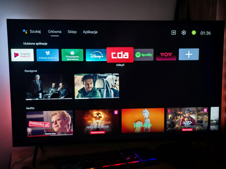 Philips 43 ambilight android tv w idealnym stanie - zdjęcie 2