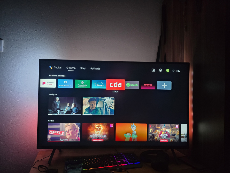 Philips 43 ambilight android tv w idealnym stanie - zdjęcie 3