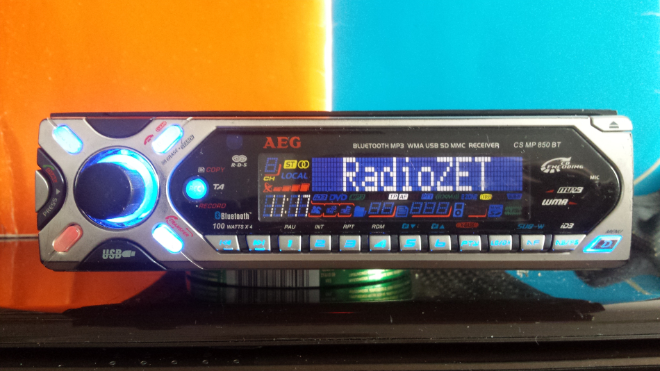 Radio samochodowe AEG CS-MP-850-BT Bluetooth