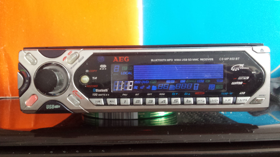 Radio samochodowe AEG CS-MP-850-BT Bluetooth - zdjęcie 3
