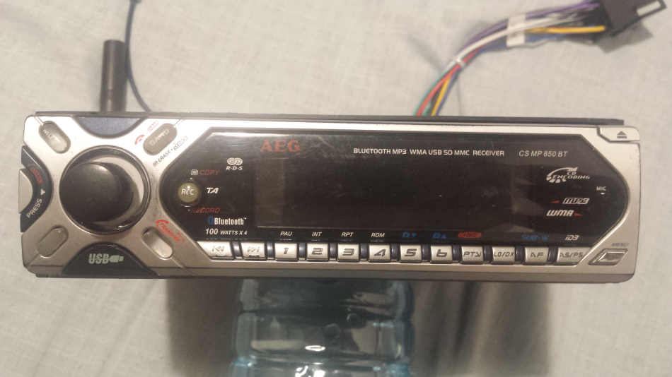 Radio samochodowe AEG CS-MP-850-BT Bluetooth - zdjęcie 4