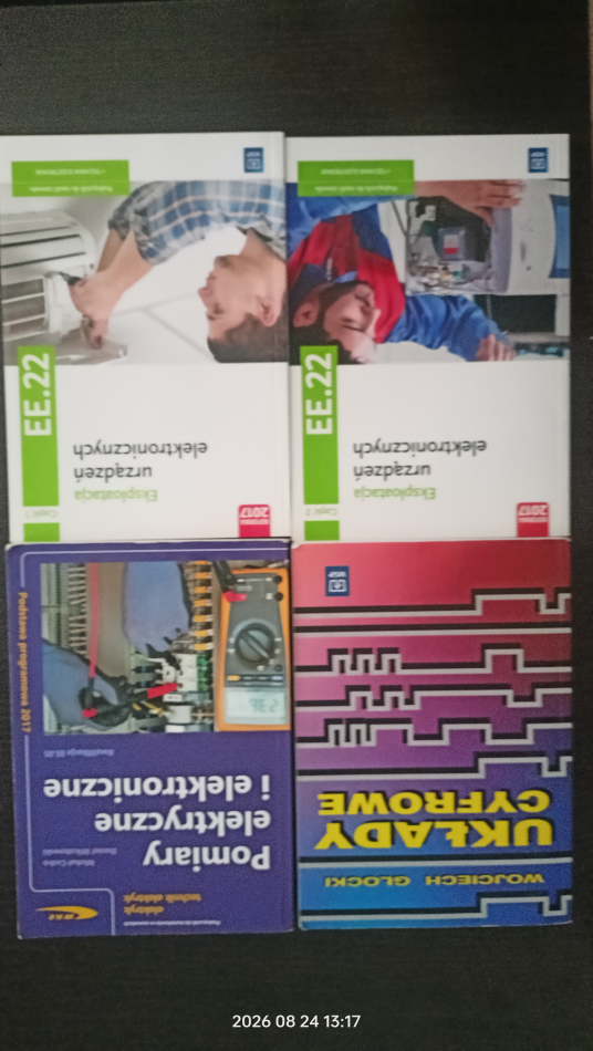 Sprzedam książki do technikum elektronicznego