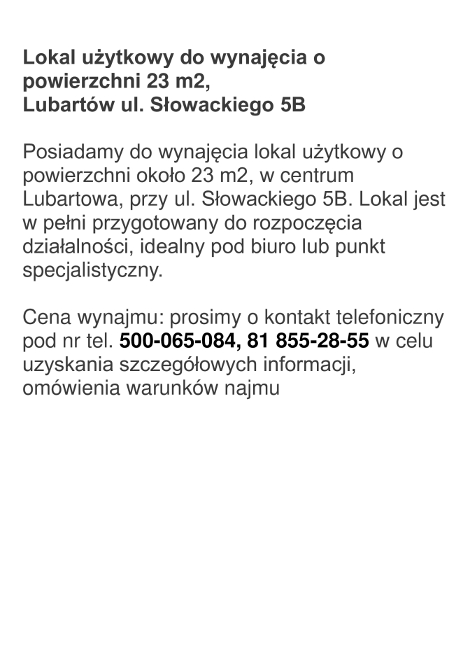 Lokale i przestrzeń usługowa do wynajęcia - zdjęcie 2
