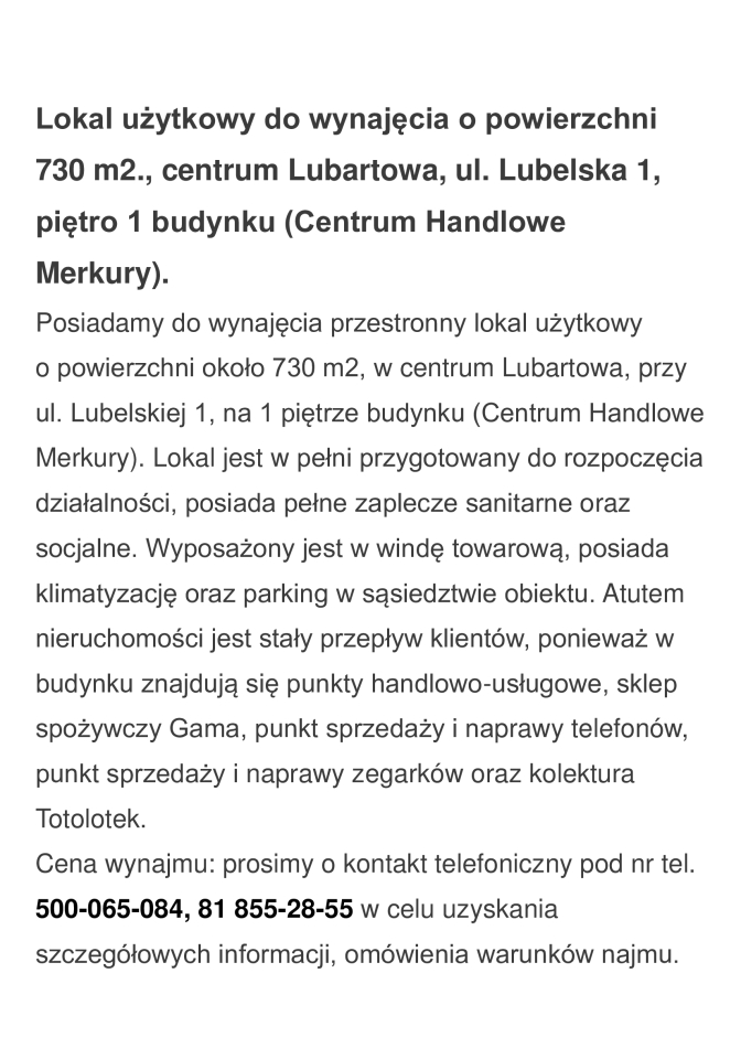 Lokale i przestrzeń usługowa do wynajęcia - zdjęcie 3