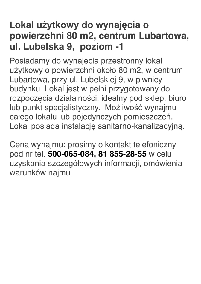 Lokale i przestrzeń usługowa do wynajęcia - zdjęcie 4