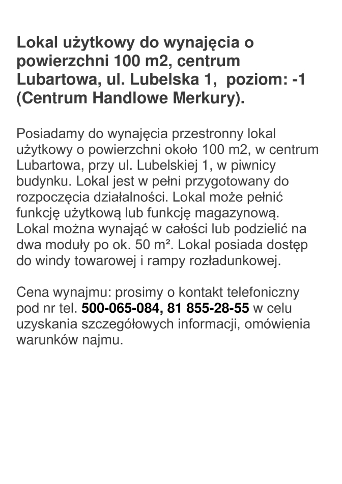 Lokale i przestrzeń usługowa do wynajęcia - zdjęcie 5