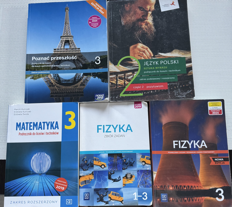 Książki do liceum i technikum