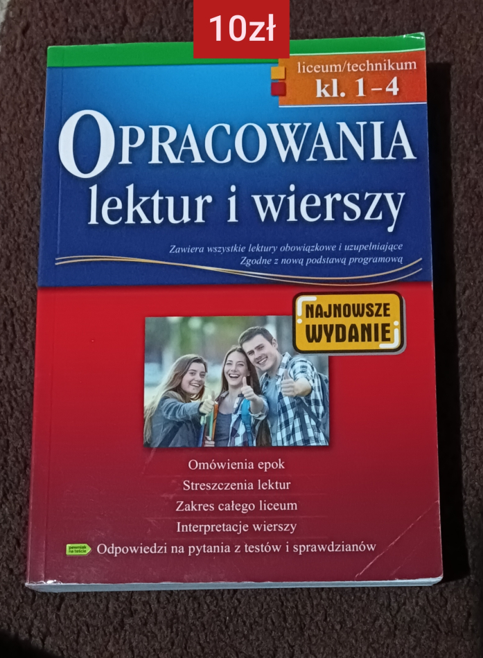 Opracowania lektur i wierszy