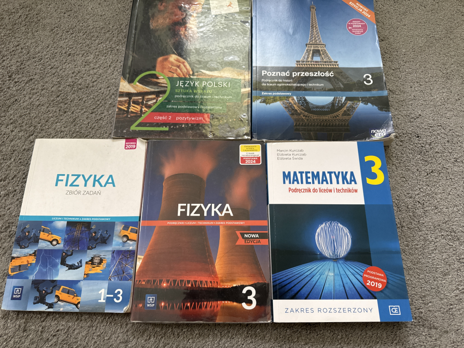 Podręczniki do liceum i technikum
