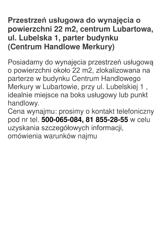 Lokale i przestrzeń usługowa do wynajęcia - zdjęcie 5
