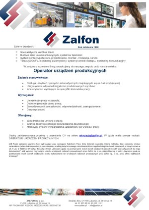 ogłoszenie specjalne w serwisie Lubartow24.pl